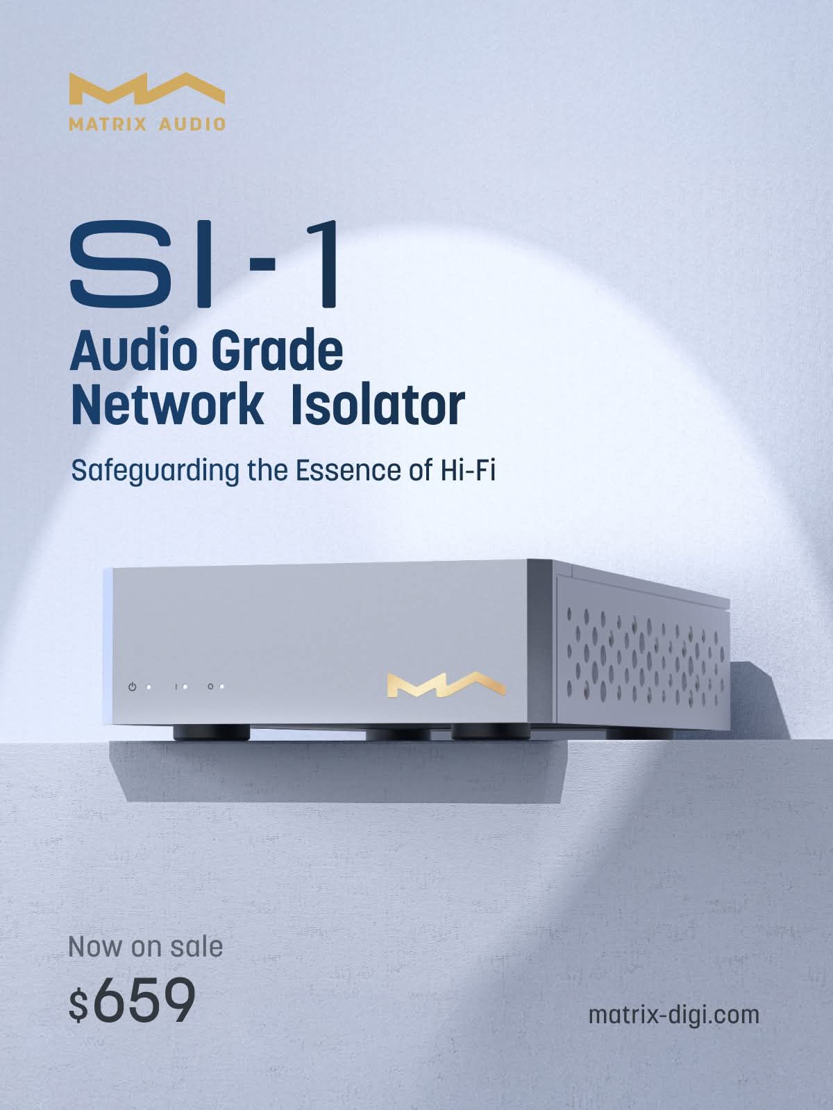 Matrix Audio SI-1 Audio Grade Network Isolator